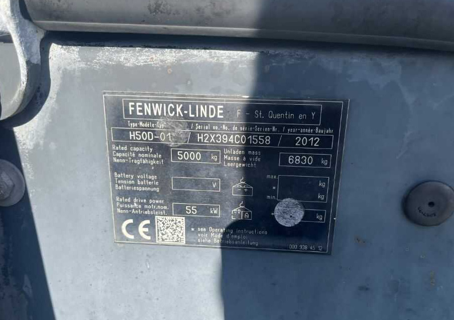 Linde H50D - Diesel forklift: picture 4 Linde H50D - Diesel forklift: picture 4