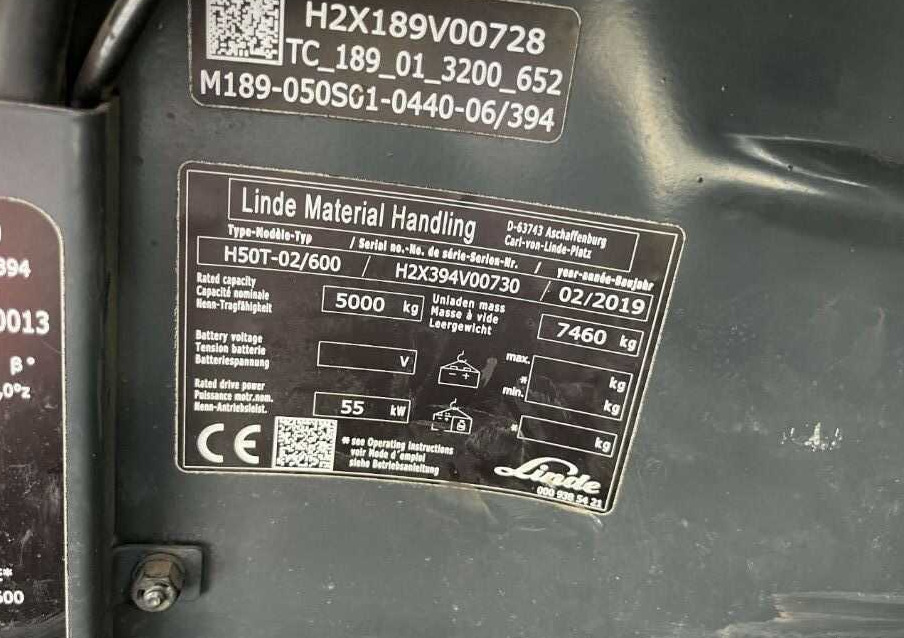 Linde H50T-02/600 - LPG forklift: picture 4 Linde H50T-02/600 - LPG forklift: picture 4