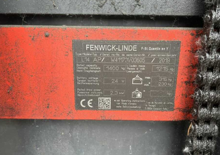 Linde L14AP - Stacker: picture 4 Linde L14AP - Stacker: picture 4