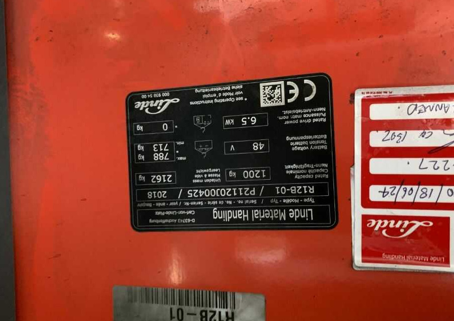 Linde R12B - Reach truck: picture 4 Linde R12B - Reach truck: picture 4