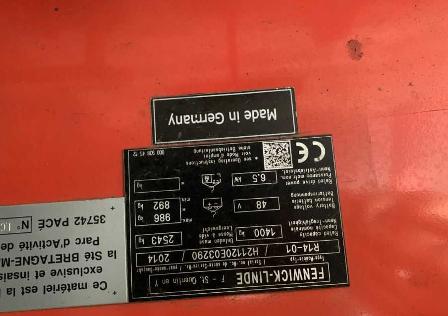 Linde R14-01 - Reach truck: picture 4 Linde R14-01 - Reach truck: picture 4