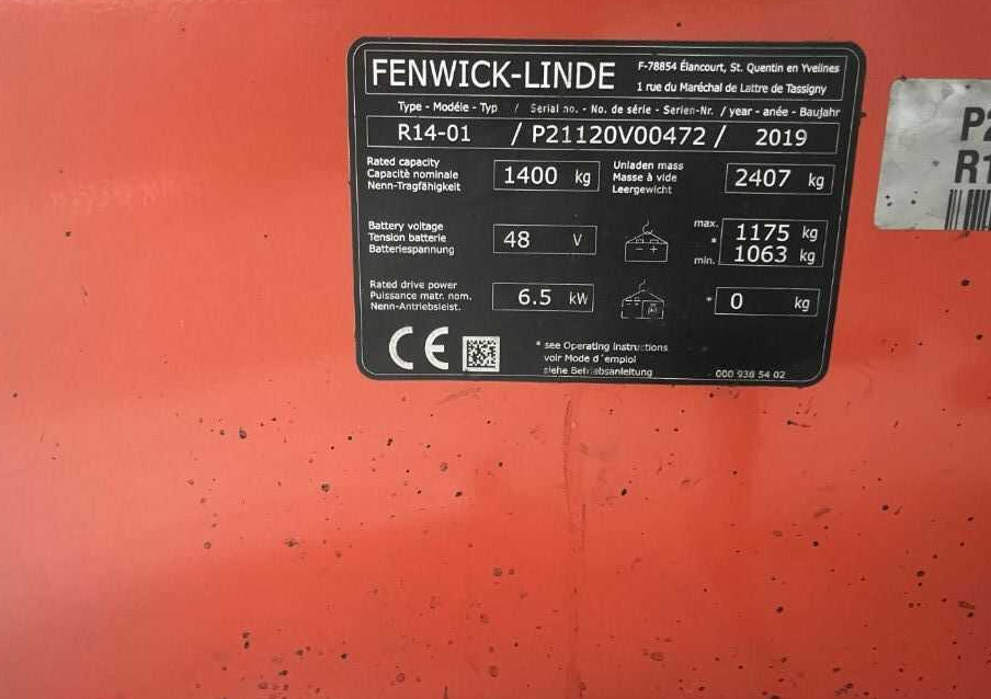 Linde R14-01 - Reach truck: picture 4 Linde R14-01 - Reach truck: picture 4