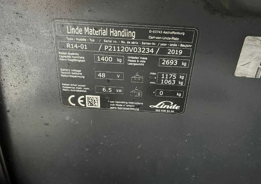 Linde R14 - Reach truck: picture 4 Linde R14 - Reach truck: picture 4