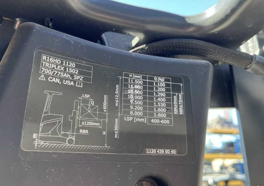 Linde R16HD-01 - Reach truck: picture 5 Linde R16HD-01 - Reach truck: picture 5