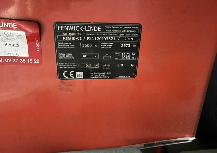 Linde R16HD-01 - Reach truck: picture 4 Linde R16HD-01 - Reach truck: picture 4