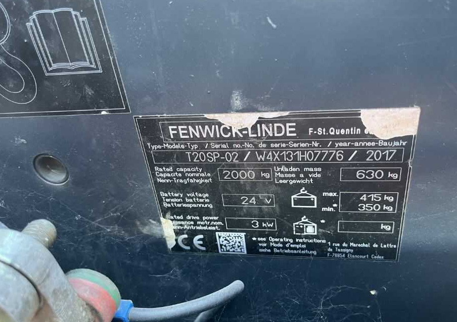 Linde T20SP-02 - Pallet truck: picture 4 Linde T20SP-02 - Pallet truck: picture 4