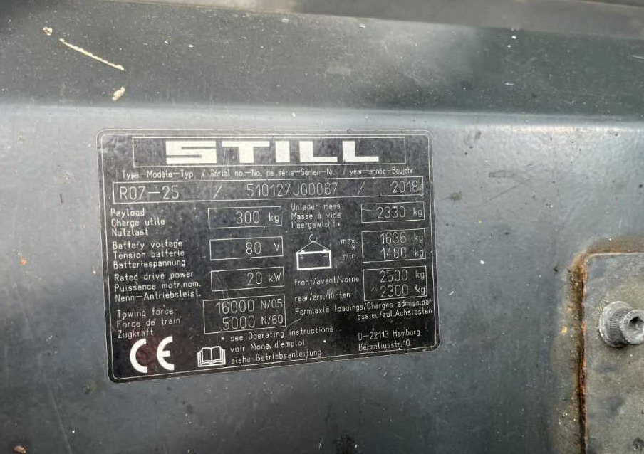 Still R07-25 - Tow tractor: picture 4 Still R07-25 - Tow tractor: picture 4