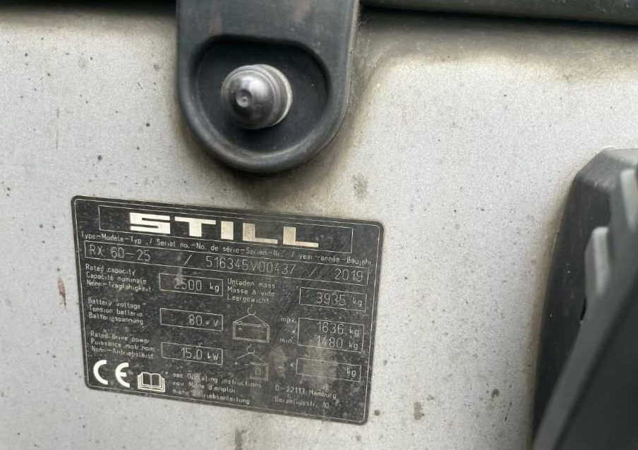 Still RX60-25 - Electric forklift: picture 4 Still RX60-25 - Electric forklift: picture 4
