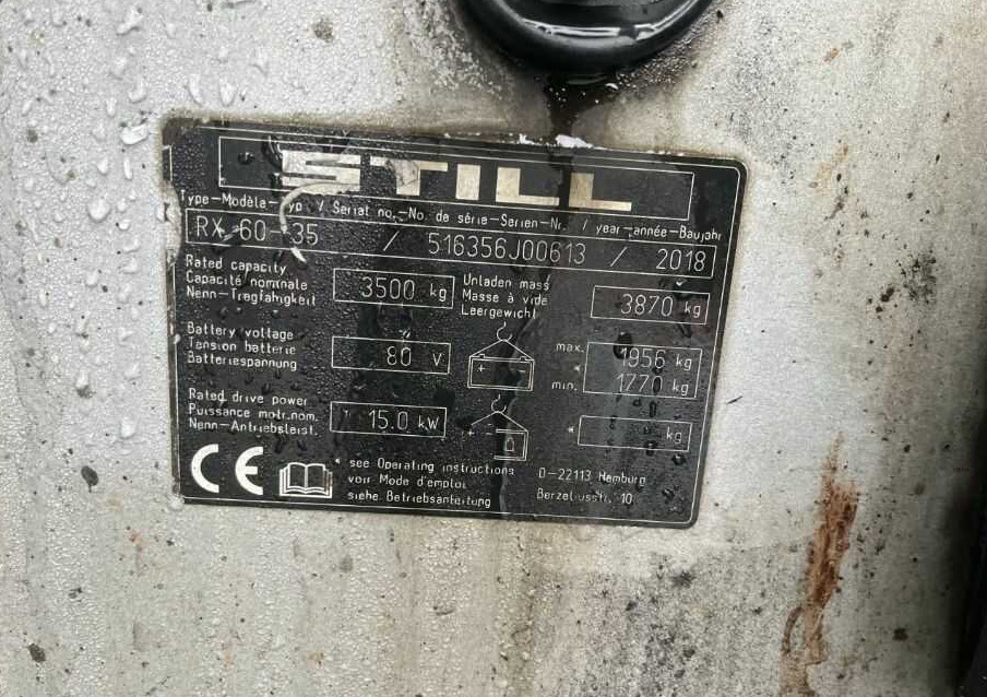 Still RX60-35 - Electric forklift: picture 4 Still RX60-35 - Electric forklift: picture 4