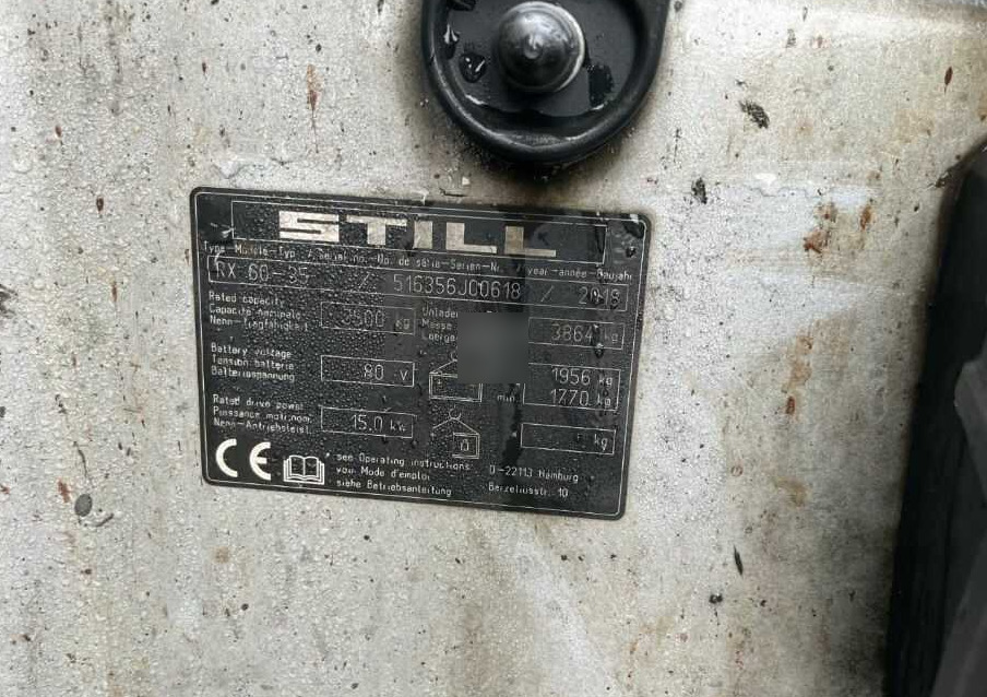 Still RX60-35 - Electric forklift: picture 4 Still RX60-35 - Electric forklift: picture 4