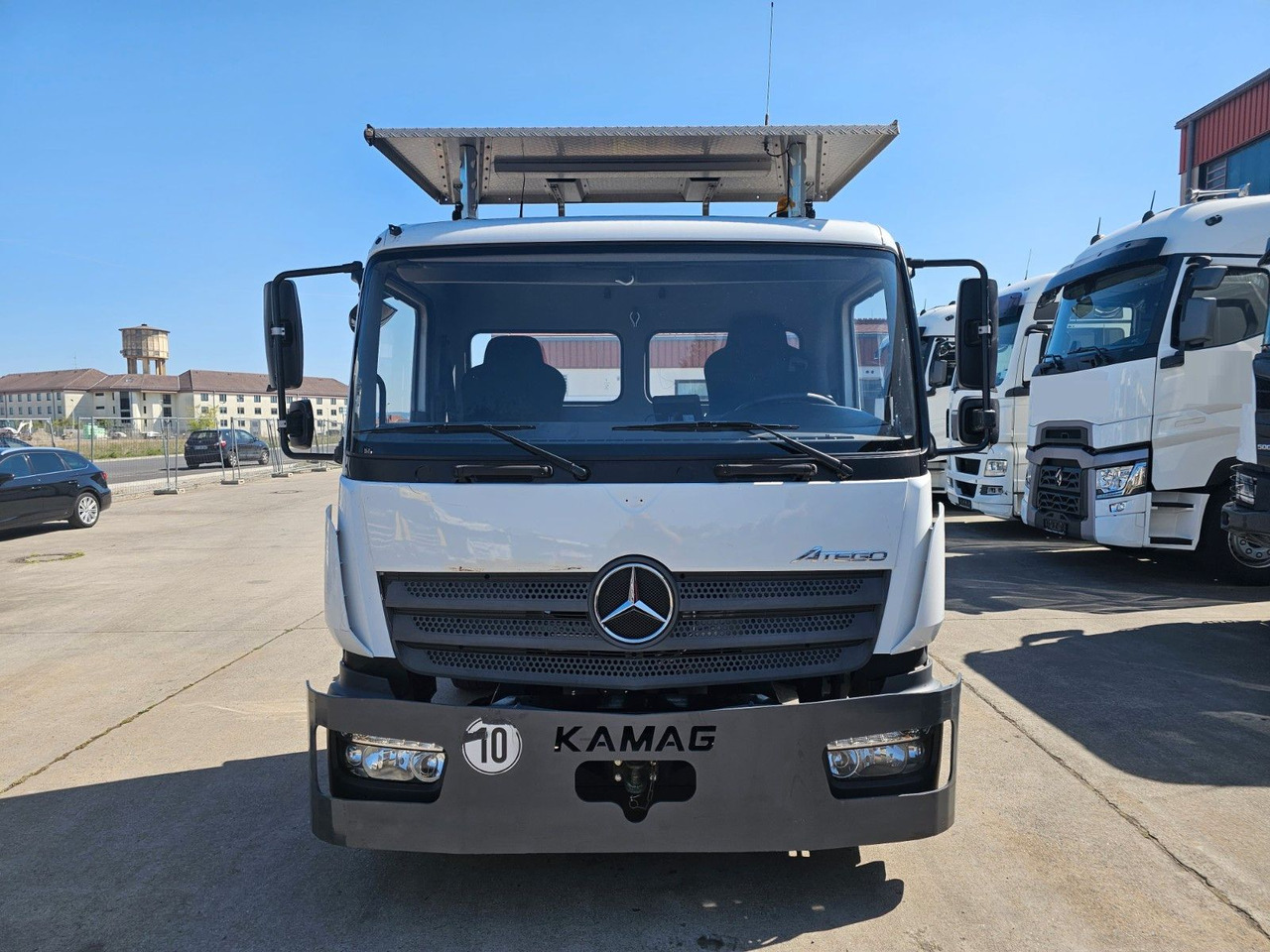 Mercedes-Benz KAMAG * WBH25 * UMSETZER * KLIMA * STANDHEIZ. * - Container transporter/ Swap body truck: picture 2 Mercedes-Benz KAMAG * WBH25 * UMSETZER * KLIMA * STANDHEIZ. * - Container transporter/ Swap body truck: picture 2