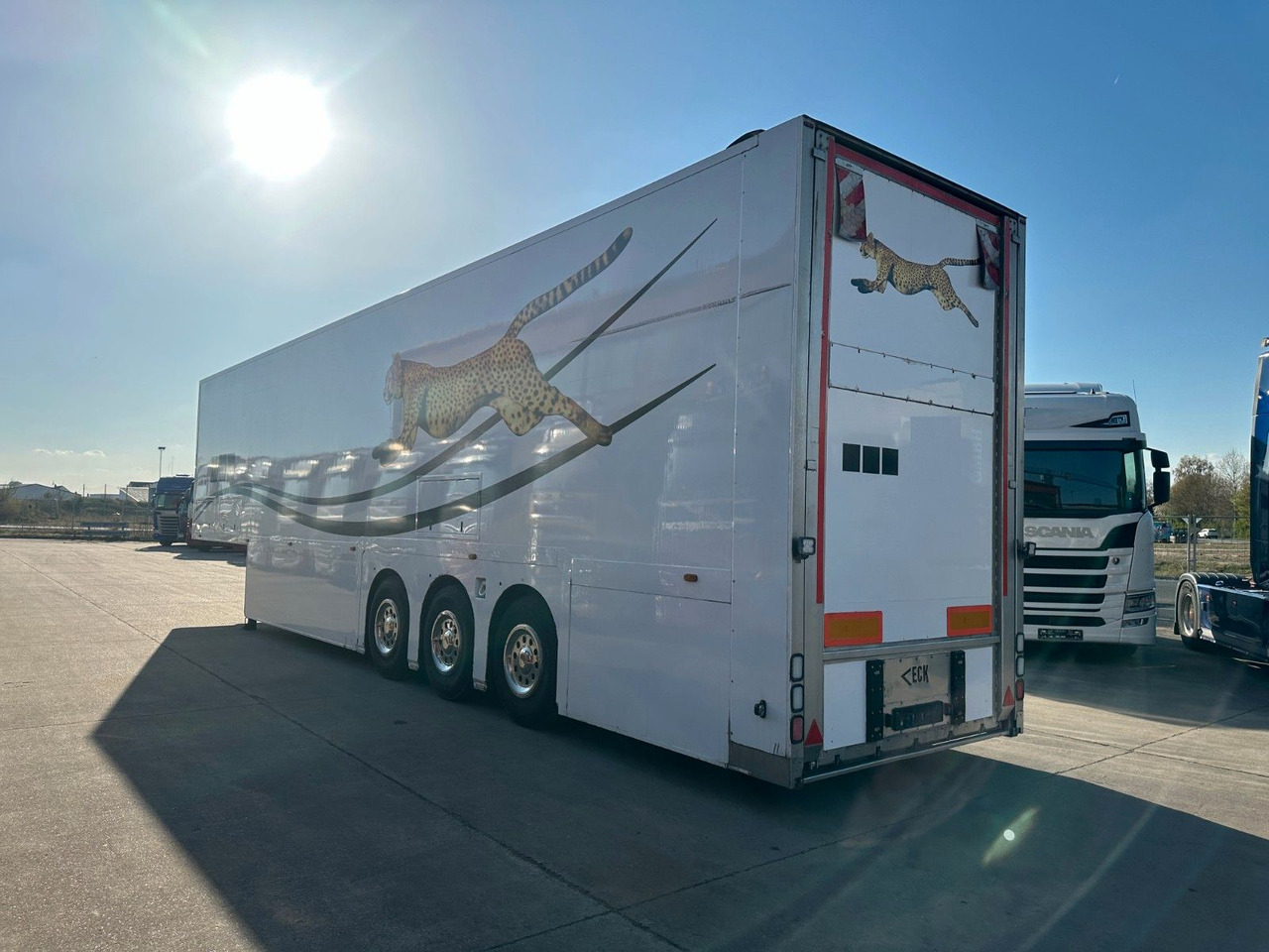 Closed box semi-trailer VAN ECK * DOUBLE-DECK * RENNSPORT * RACING *: picture 7