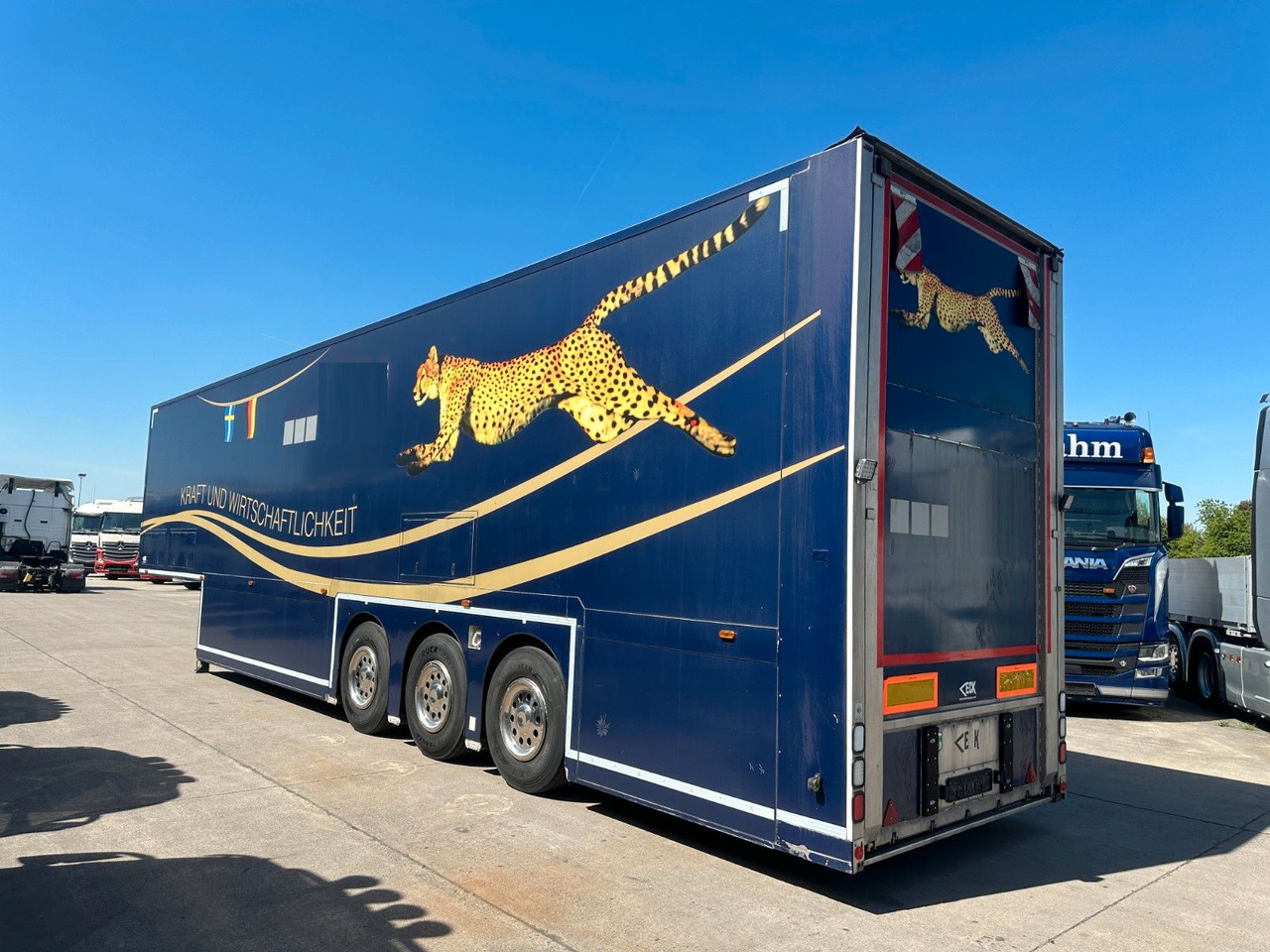 Van Eck PT-3ZI * MOTORSPORT * RACING * DOPPELDECKER *TÜV - Closed box semi-trailer: picture 4 Van Eck PT-3ZI * MOTORSPORT * RACING * DOPPELDECKER *TÜV - Closed box semi-trailer: picture 4