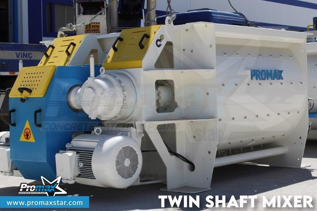 Promax 2m3 / 3m3 / 5m3 TWIN SHAFT MIXER - Cement mixer: picture 1 Promax 2m3 / 3m3 / 5m3 TWIN SHAFT MIXER - Cement mixer: picture 1