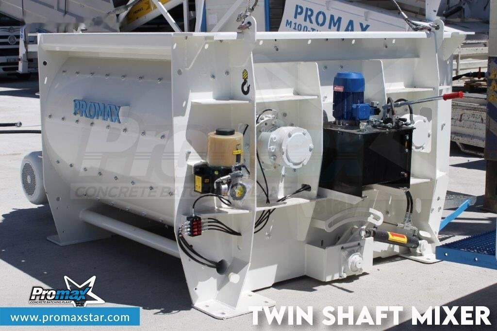 Promax 2m3 / 3m3 / 5m3 TWIN SHAFT MIXER - Cement mixer: picture 2 Promax 2m3 / 3m3 / 5m3 TWIN SHAFT MIXER - Cement mixer: picture 2