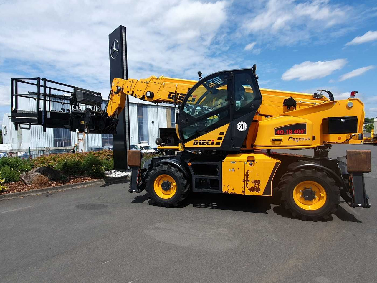 Dieci Pegasus 40.18 / Winde / Korb / Funk / nur 1.055h - Telescopic handler: picture 3 Dieci Pegasus 40.18 / Winde / Korb / Funk / nur 1.055h - Telescopic handler: picture 3
