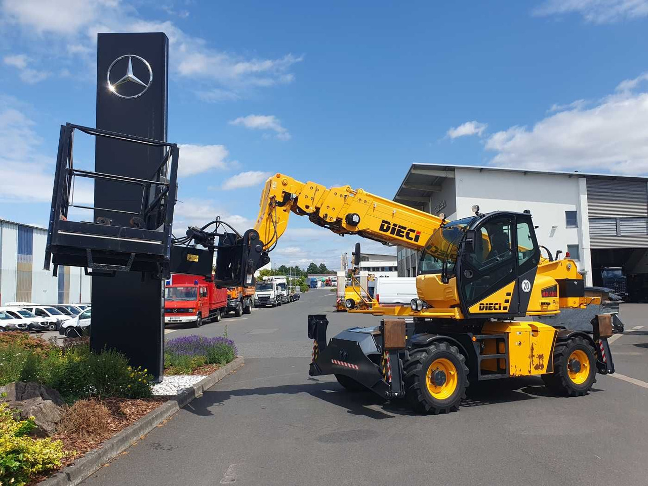 Dieci Pegasus 40.18 / Winde / Korb / Funk / nur 1.055h - Telescopic handler: picture 1 Dieci Pegasus 40.18 / Winde / Korb / Funk / nur 1.055h - Telescopic handler: picture 1