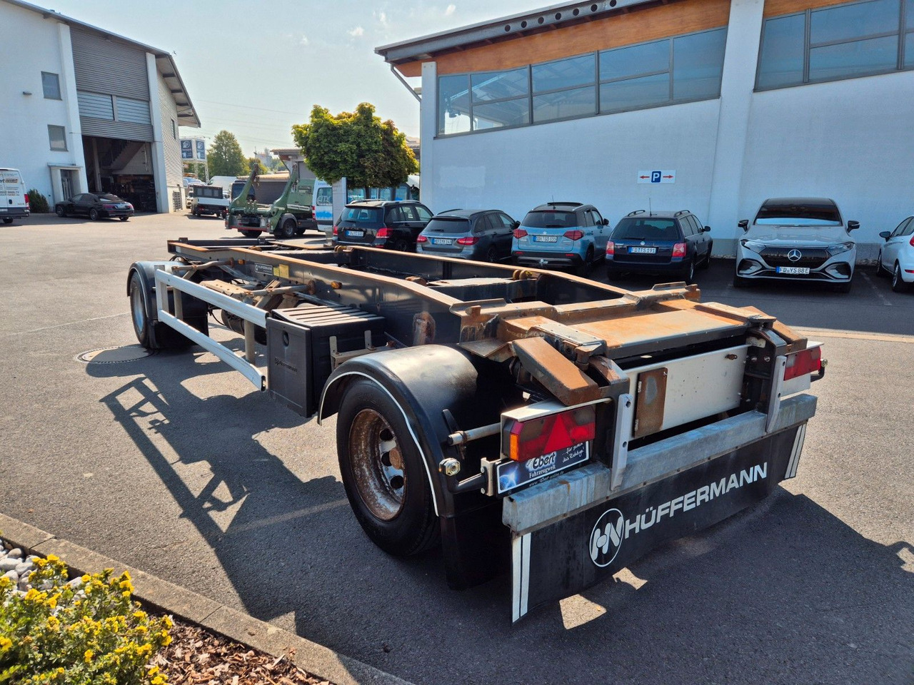 Hüffermann HSA 18.70 P BPW 14.582kg Nutzlast - Chassis trailer: picture 3 Hüffermann HSA 18.70 P BPW 14.582kg Nutzlast - Chassis trailer: picture 3
