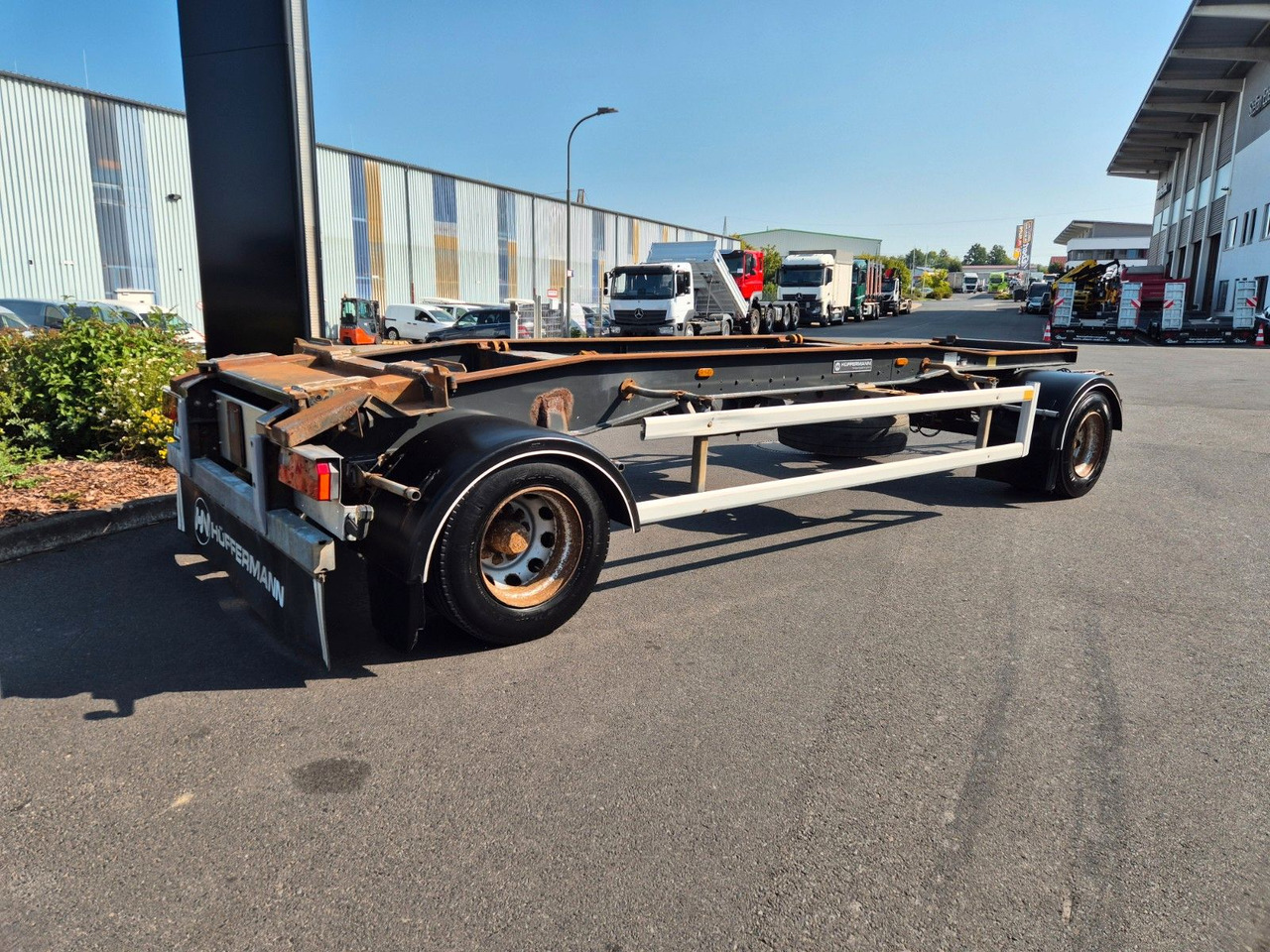 Hüffermann HSA 18.70 P BPW 14.582kg Nutzlast - Chassis trailer: picture 4 Hüffermann HSA 18.70 P BPW 14.582kg Nutzlast - Chassis trailer: picture 4