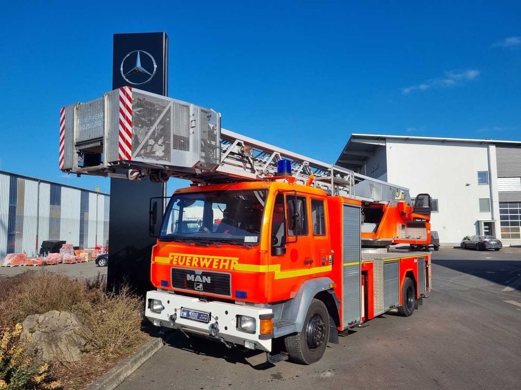 MAN 15.284LC Metz DLK 23-12 Feuerwehr Drehleiter - Crane truck: picture 1 MAN 15.284LC Metz DLK 23-12 Feuerwehr Drehleiter - Crane truck: picture 1