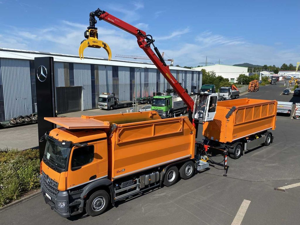 Mercedes-Benz Arocs 2751L HAD + Q170L (11,5m!) -EBERT-Fäll-LKW - Timber truck, Crane truck: picture 3 Mercedes-Benz Arocs 2751L HAD + Q170L (11,5m!) -EBERT-Fäll-LKW - Timber truck, Crane truck: picture 3