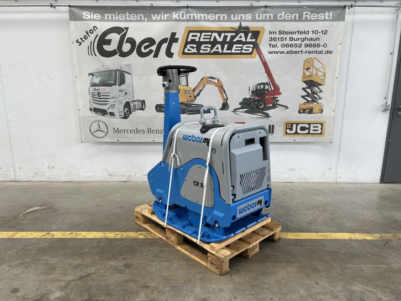Weber CR 8 MDM Hatz-Diesel / 601kg / DEMO / 2022 - Plate compactor: picture 1 Weber CR 8 MDM Hatz-Diesel / 601kg / DEMO / 2022 - Plate compactor: picture 1