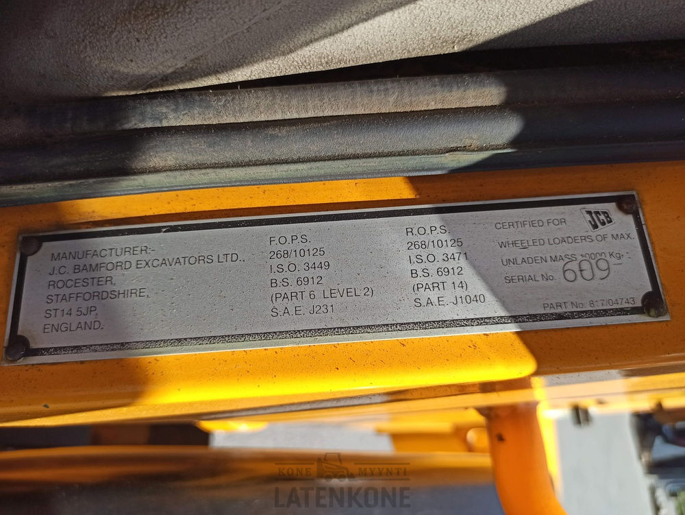 Wheel loader JCB 411B  HT pyöräkuormaaja: picture 14