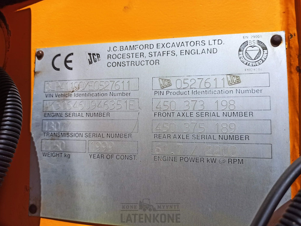 Wheel loader JCB 411B  HT pyöräkuormaaja: picture 15