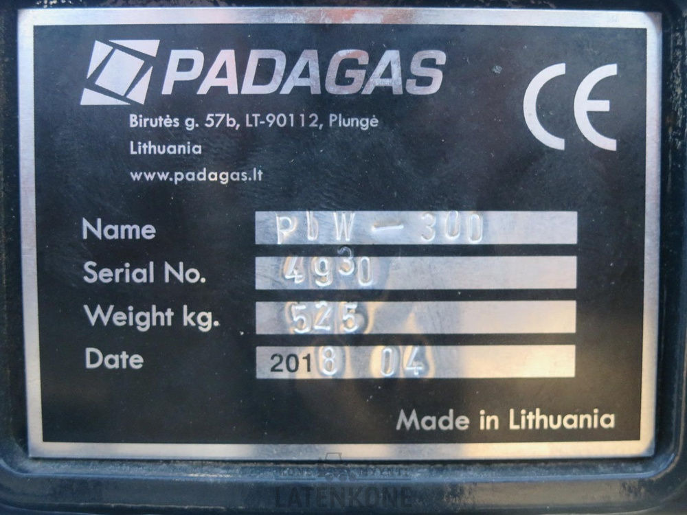 Broom for Construction machinery Padagas Avoharja Shark 300 RLT: picture 18