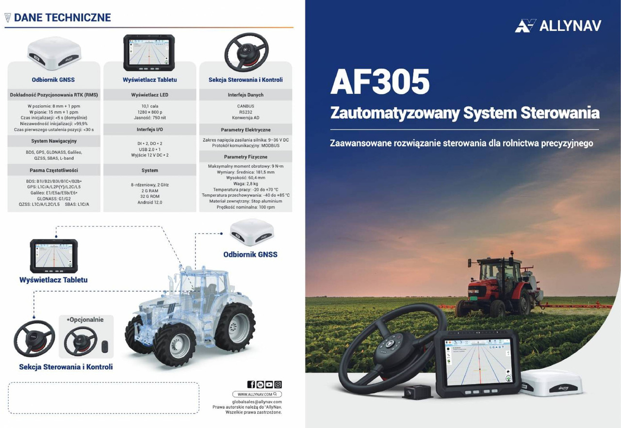 Zestaw sterowania siewnikiem Allynav - Navigation system for Agricultural machinery: picture 3 Zestaw sterowania siewnikiem Allynav - Navigation system for Agricultural machinery: picture 3