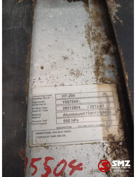 Diversen Occ hydraulische tank HT-200 Hydraultankar - Hydraulic tank for Truck: picture 5 Diversen Occ hydraulische tank HT-200 Hydraultankar - Hydraulic tank for Truck: picture 5