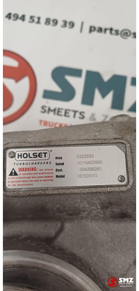 Iveco Occ turbocharger HE500VG F3AE3681 Cursor10 Iveco - Turbo for Truck: picture 5 Iveco Occ turbocharger HE500VG F3AE3681 Cursor10 Iveco - Turbo for Truck: picture 5