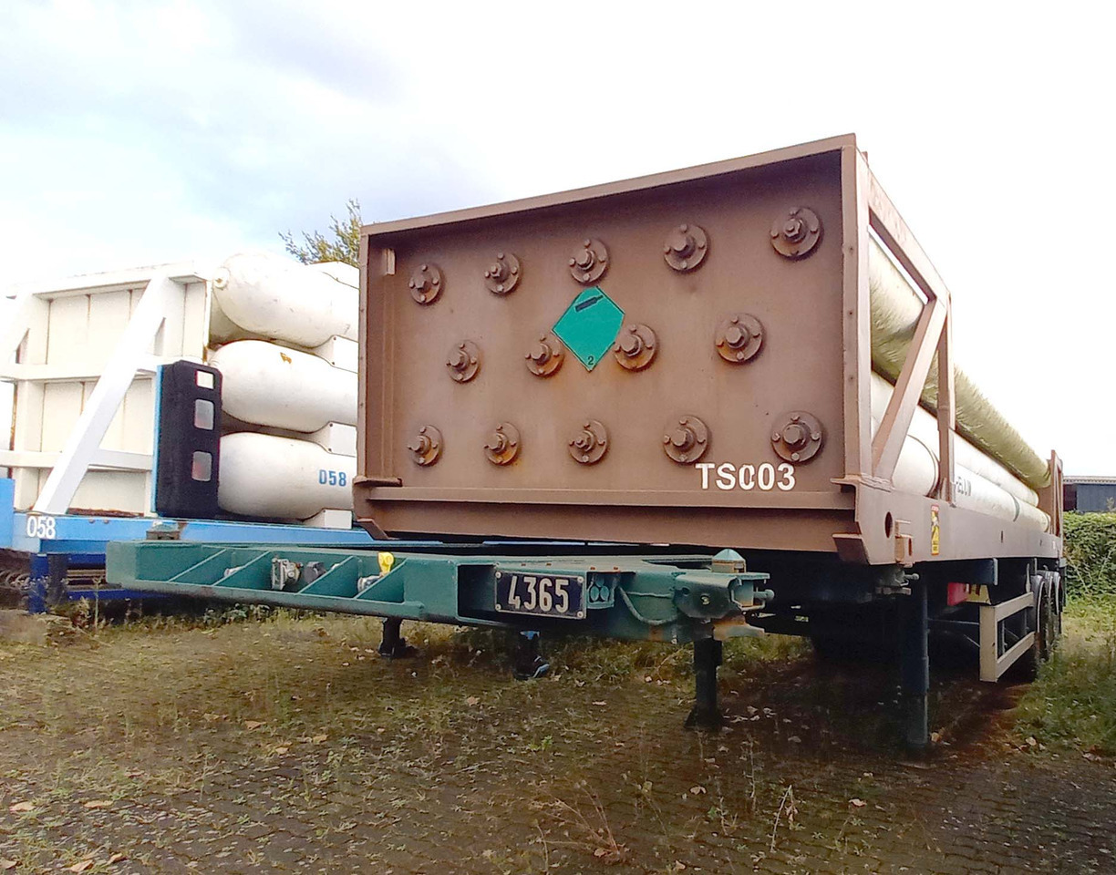 FRUEHAUF Gas tank tube semi-trailer used for compressed helium, hydrogen, Wasserstoff - Tanker semi-trailer: picture 2 FRUEHAUF Gas tank tube semi-trailer used for compressed helium, hydrogen, Wasserstoff - Tanker semi-trailer: picture 2