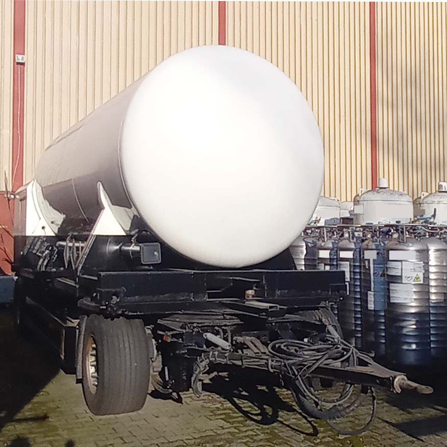 GOFA Gas tank trailer cryogenic used for oxygen, nitrogen, argon, gas. - Tanker semi-trailer: picture 1 GOFA Gas tank trailer cryogenic used for oxygen, nitrogen, argon, gas. - Tanker semi-trailer: picture 1