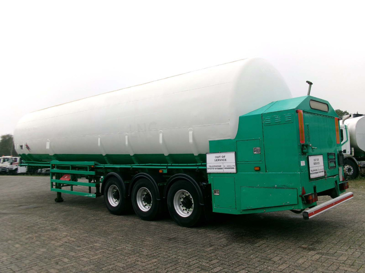 M1 Engineering Gas tank semi-trailer cryogenic used for LNG Methan Methane - Tanker semi-trailer: picture 4 M1 Engineering Gas tank semi-trailer cryogenic used for LNG Methan Methane - Tanker semi-trailer: picture 4