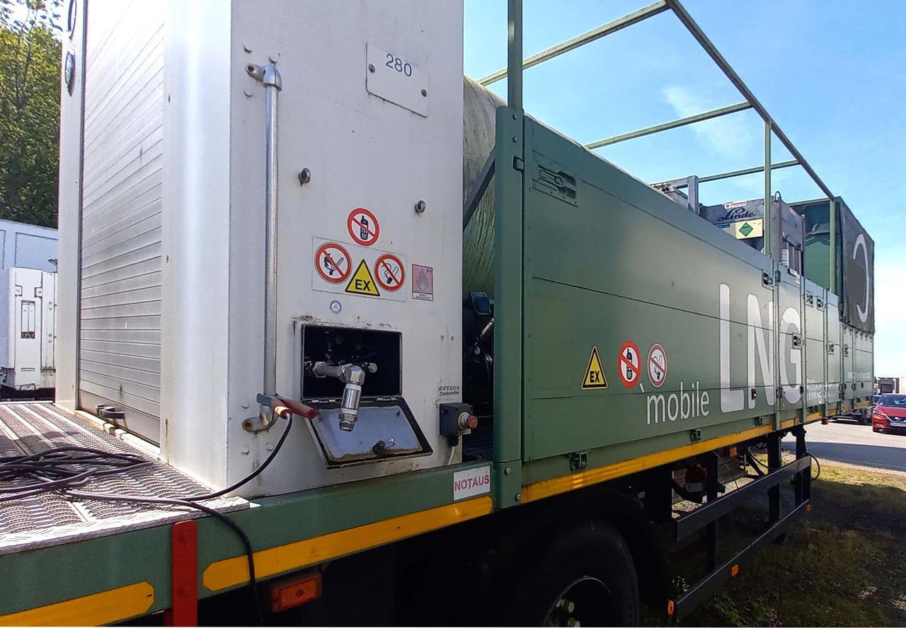 Messer Griesheim Gas tank semi-trailer used for LNG/CNG mobile filling station Methan Gas Cryogenic - Tanker semi-trailer: picture 4 Messer Griesheim Gas tank semi-trailer used for LNG/CNG mobile filling station Methan Gas Cryogenic - Tanker semi-trailer: picture 4