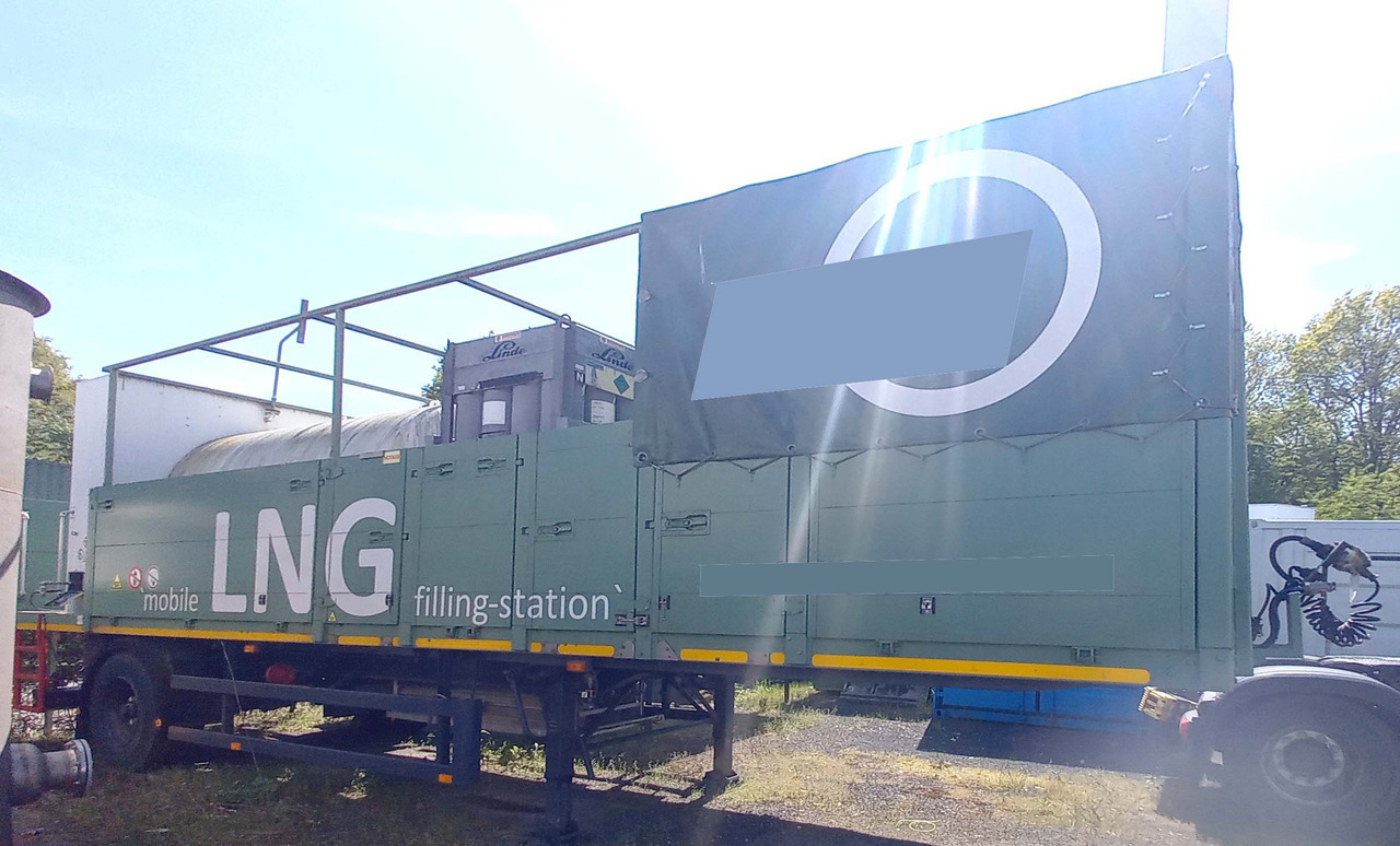 Messer Griesheim Gas tank semi-trailer used for LNG/CNG mobile filling station Methan Gas Cryogenic - Tanker semi-trailer: picture 1 Messer Griesheim Gas tank semi-trailer used for LNG/CNG mobile filling station Methan Gas Cryogenic - Tanker semi-trailer: picture 1