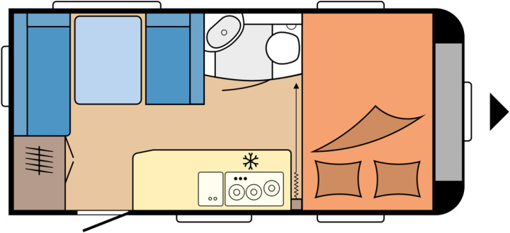 Hobby DE LUXE 440 SF - Caravan: picture 1 Hobby DE LUXE 440 SF - Caravan: picture 1