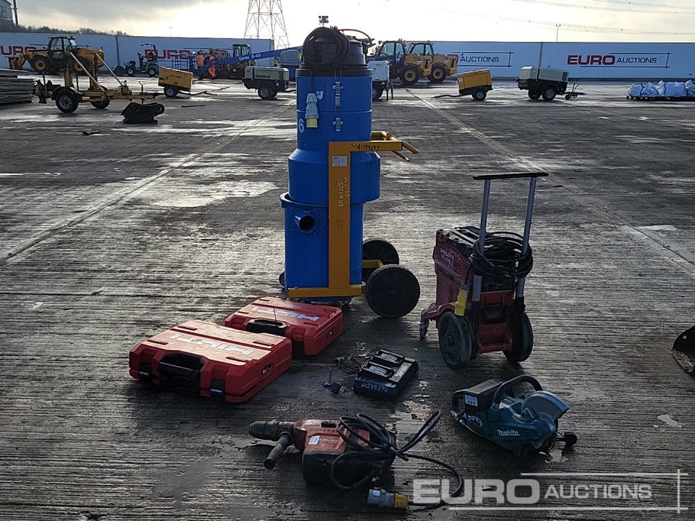 110 Volt SPE Vacuum, Hilti VC 40M-X 110 Volt Dust Extractor, Makita Cordless Floor Saw & Charger Pack, Hilti TE 70-ATC 110 Volt Hammer Drill, Hilti TE 700-AVR 110 Volt Hammer Drill, Hilti TE 30 110 Vo - Construction equipment: picture 1 110 Volt SPE Vacuum, Hilti VC 40M-X 110 Volt Dust Extractor, Makita Cordless Floor Saw & Charger Pack, Hilti TE 70-ATC 110 Volt Hammer Drill, Hilti TE 700-AVR 110 Volt Hammer Drill, Hilti TE 30 110 Vo - Construction equipment: picture 1