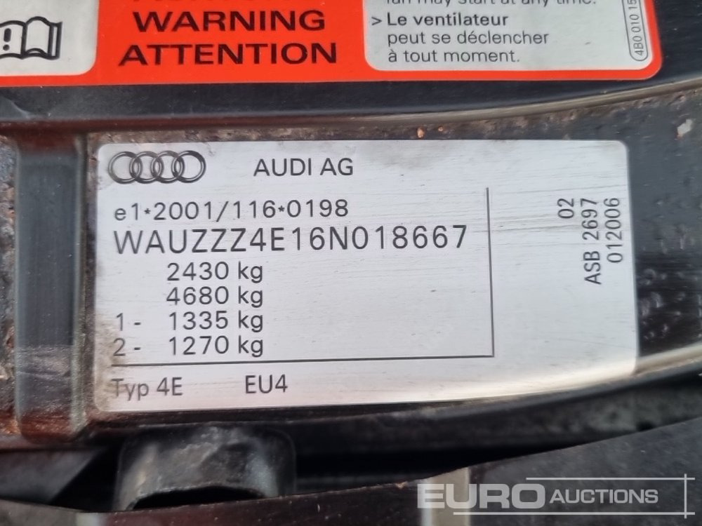 2006 Audi A8 - Car: picture 1 2006 Audi A8 - Car: picture 1