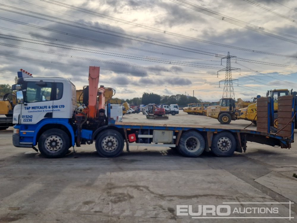 2008 Scania P340 - Car transporter truck, Crane truck: picture 2 2008 Scania P340 - Car transporter truck, Crane truck: picture 2