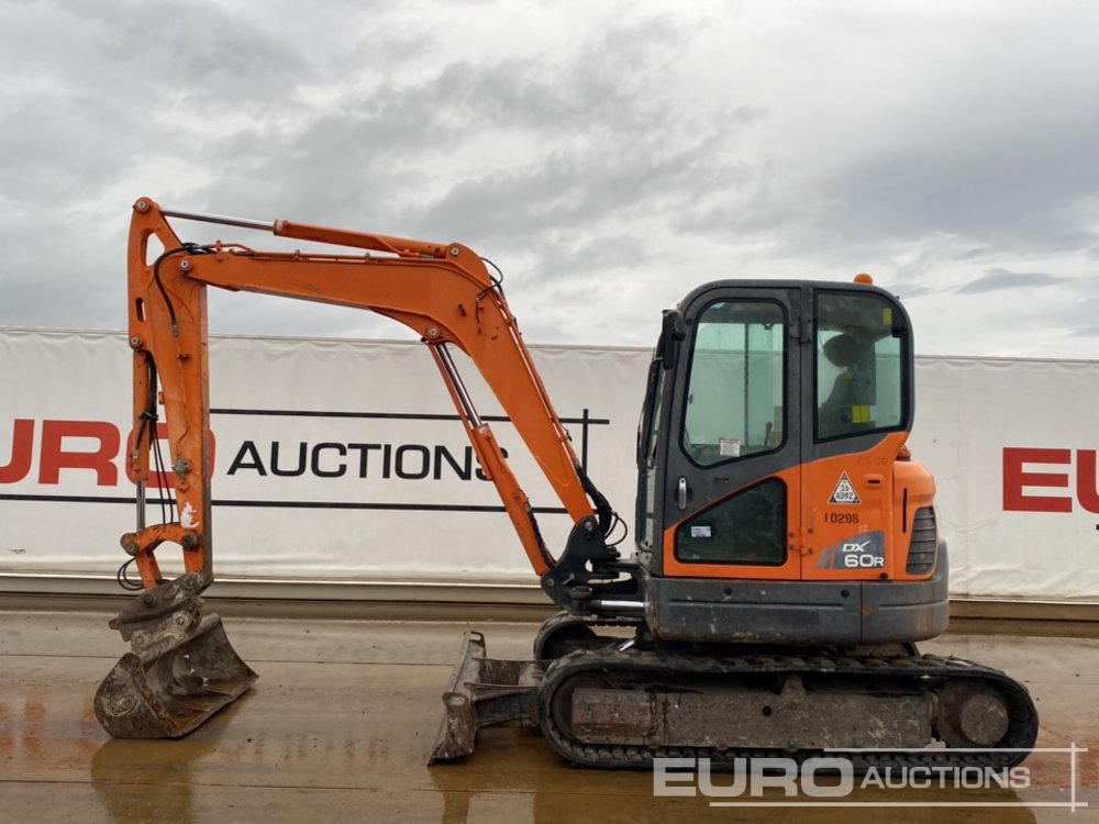 2011 Doosan DX60R - Mini excavator: picture 2 2011 Doosan DX60R - Mini excavator: picture 2