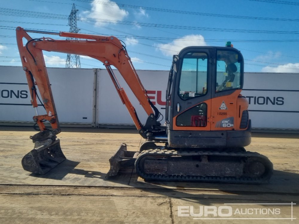 2011 Doosan DX60R - Mini excavator: picture 2 2011 Doosan DX60R - Mini excavator: picture 2