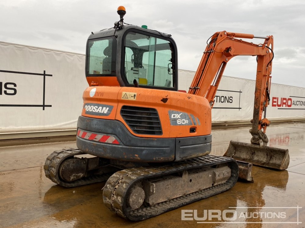 2011 Doosan DX60R - Mini excavator: picture 5 2011 Doosan DX60R - Mini excavator: picture 5