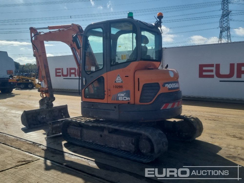 2011 Doosan DX60R - Mini excavator: picture 3 2011 Doosan DX60R - Mini excavator: picture 3
