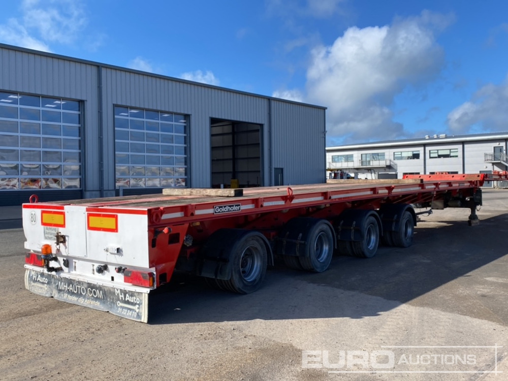 2012 Goldhofer STZ-DL 4-45/80 AAA - Dropside/ Flatbed semi-trailer: picture 5 2012 Goldhofer STZ-DL 4-45/80 AAA - Dropside/ Flatbed semi-trailer: picture 5
