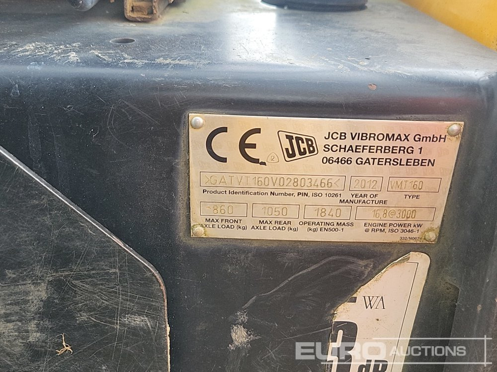 Roller 2012 JCB VMT160: picture 38