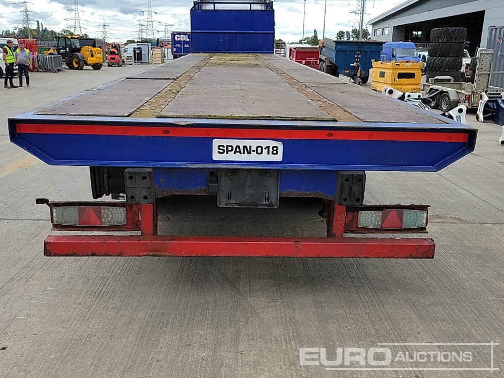 2012 SDC Trailer Tri Axle Flatbed Trailer - Dropside/ Flatbed semi-trailer: picture 4 2012 SDC Trailer Tri Axle Flatbed Trailer - Dropside/ Flatbed semi-trailer: picture 4