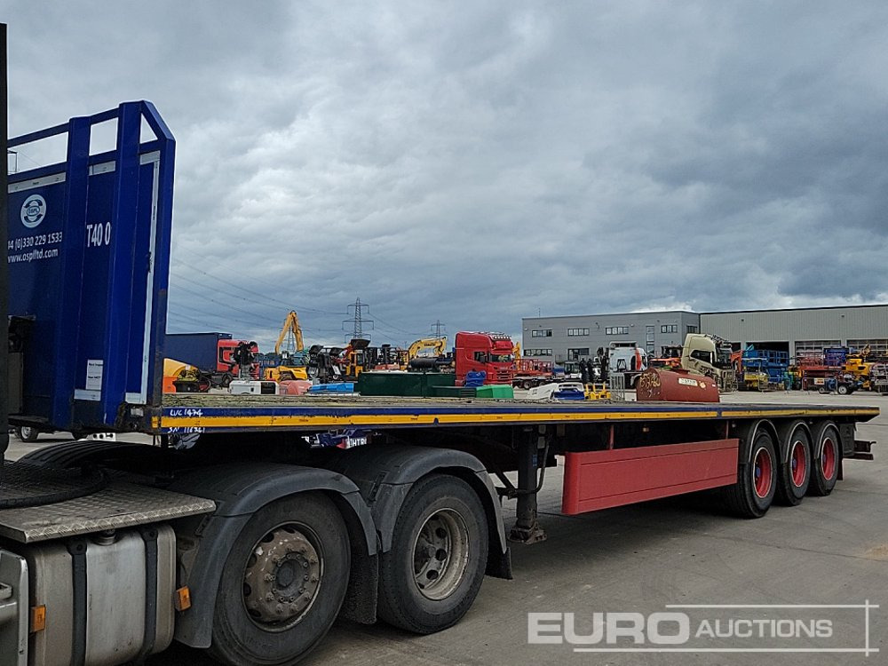 2012 SDC Trailer Tri Axle Flatbed Trailer - Dropside/ Flatbed semi-trailer: picture 1 2012 SDC Trailer Tri Axle Flatbed Trailer - Dropside/ Flatbed semi-trailer: picture 1