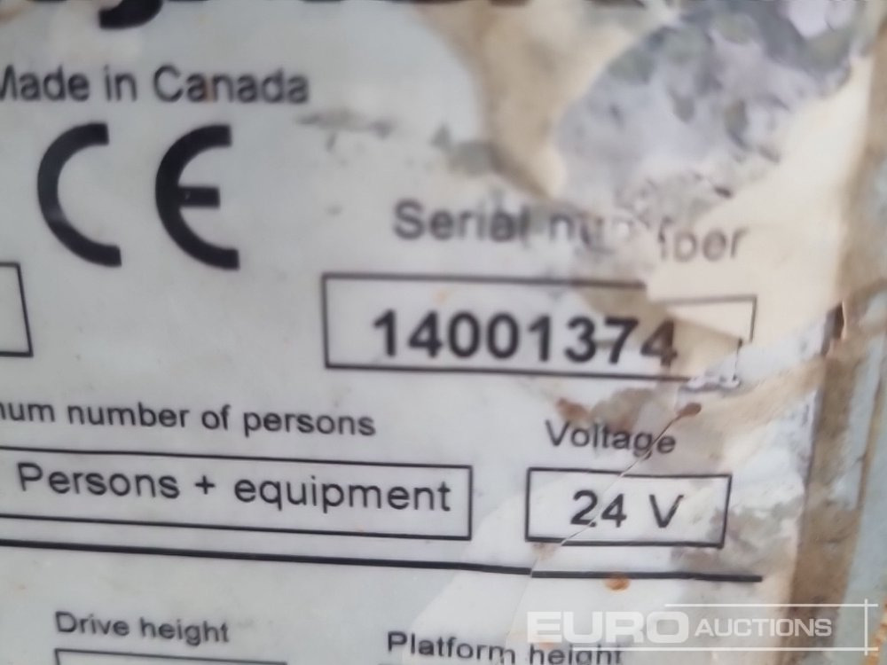 Aerial platform 2012 SkyJack SJ 16: picture 18